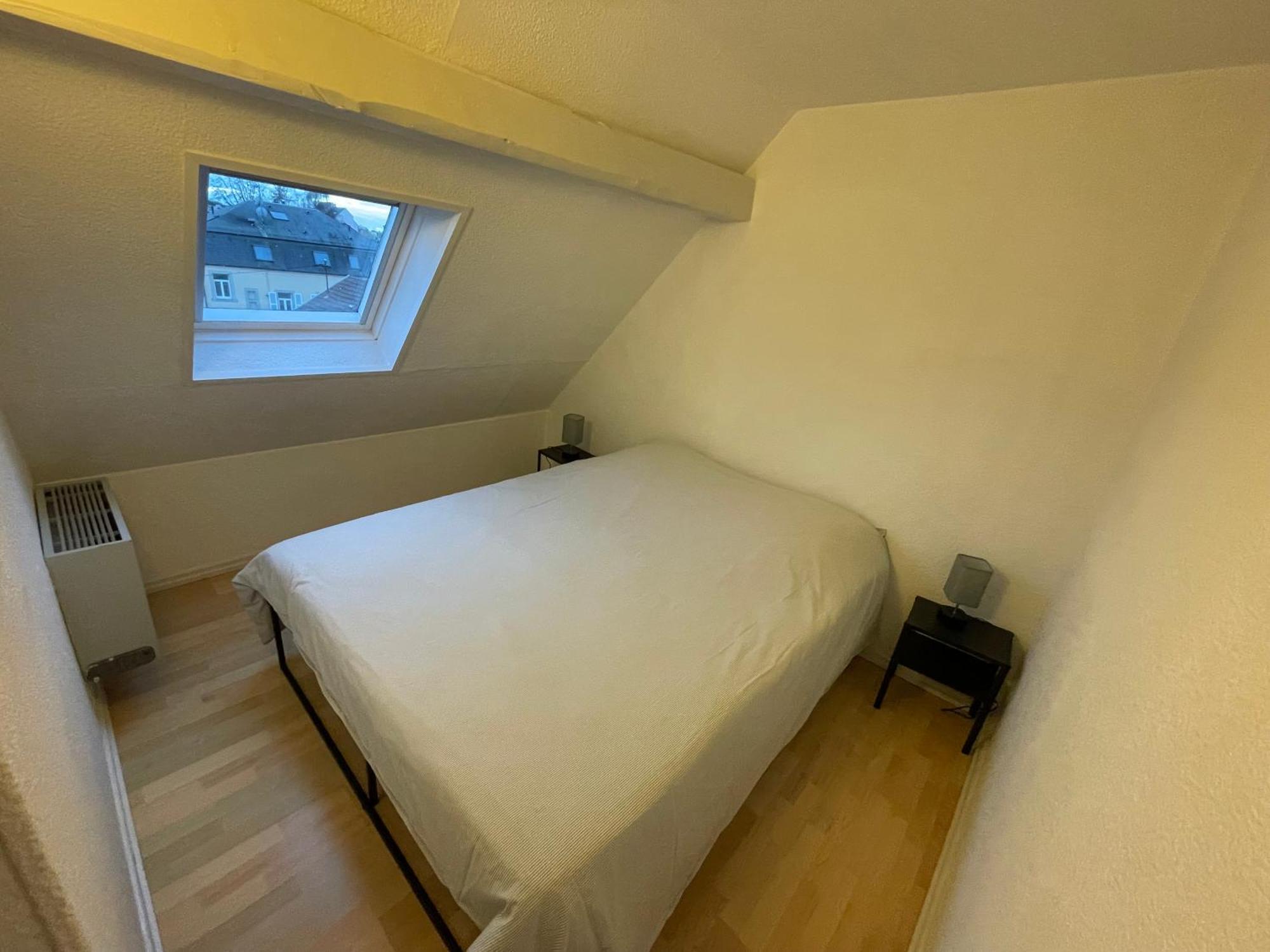 Fathala - Appartement Lumineux En Dernier Etage - Face A La Gare Routiere Sarrebourg Exteriör bild